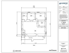 9568-9598 Old Keene Mill Rd, Burke, VA à louer Plan d’étage– Image 1 sur 1