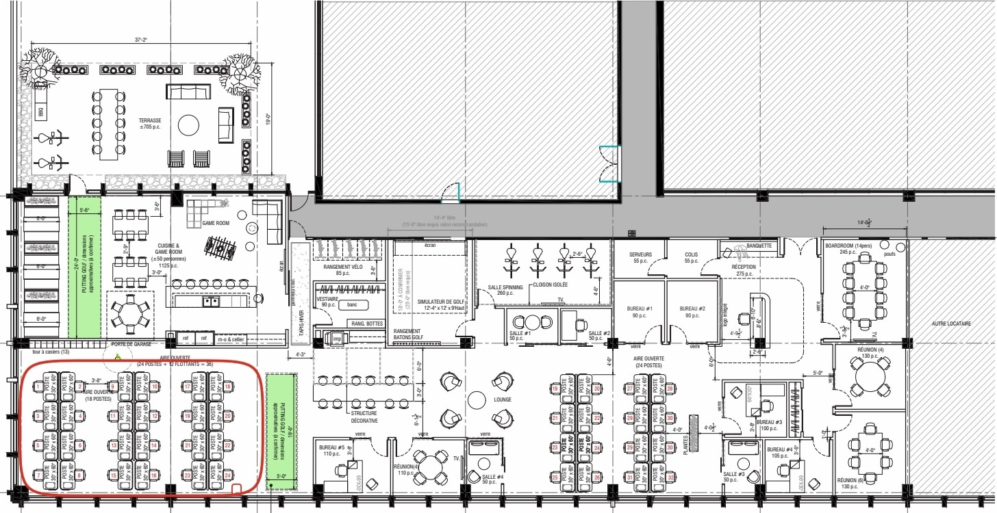 9300-9340 Boul Saint-Laurent, Montréal, QC à louer Plan d’étage– Image 1 sur 5