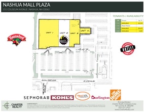100 Nashua Mall, Nashua, NH à louer Plan d’étage– Image 2 sur 2