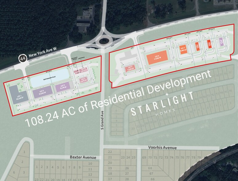 2190 New York W ave, Deland, FL à louer - Plan de site – Image 2 sur 6