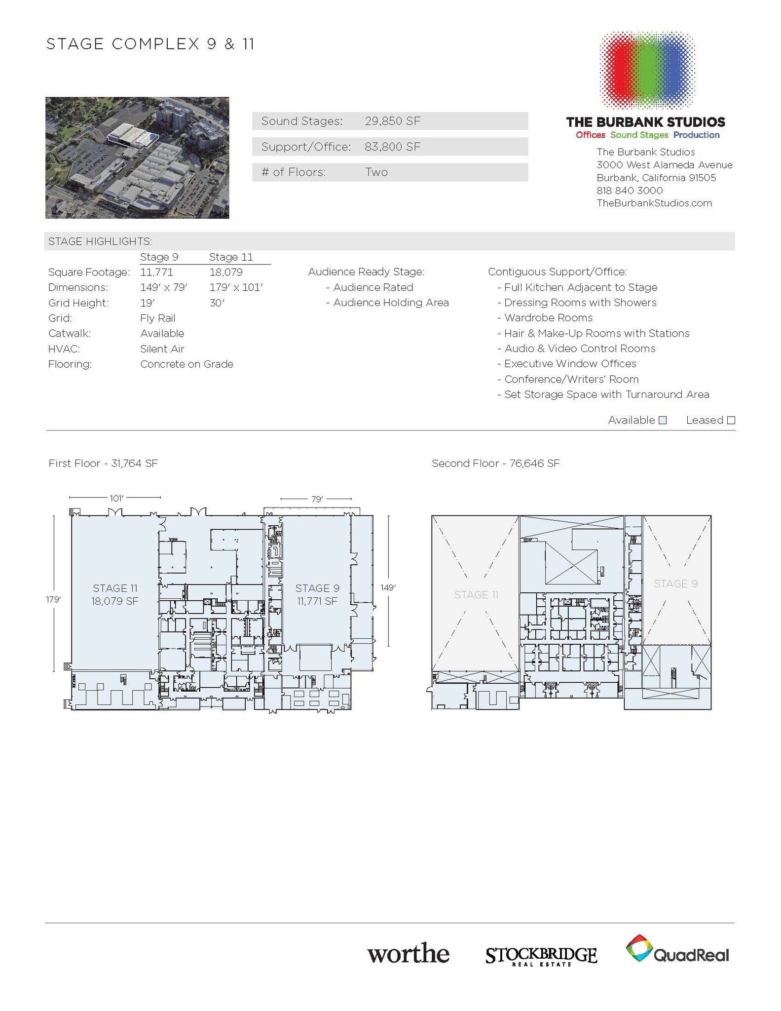 3000 W Alameda Ave, Burbank, CA à louer Plan d’étage– Image 1 sur 1