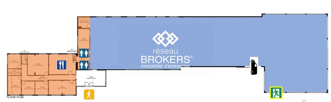 Industriel/Logistique dans Serres-Castet à louer Plan d’étage– Image 1 sur 6