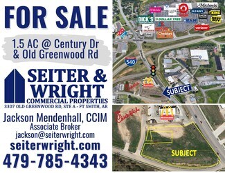 Plus de détails pour 4955 Old Greenwood rd, Fort Smith, AR - Terrain à vendre