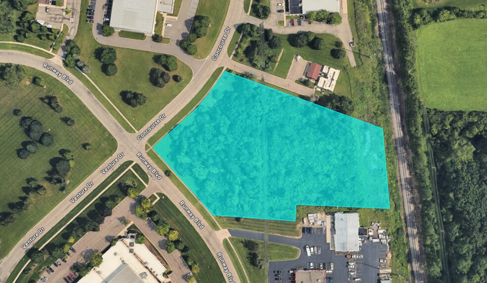 4670 Runway Blvd, Ann Arbor, MI à vendre - Plan de site – Image 2 sur 2