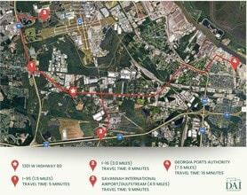 1323 US Highway 80 E, Pooler, GA à louer Aérien– Image 2 sur 2