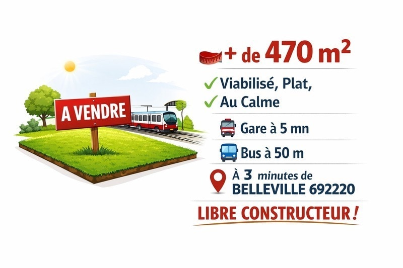 Terrain dans Taponas à vendre - Photo de l’immeuble – Image 1 sur 3