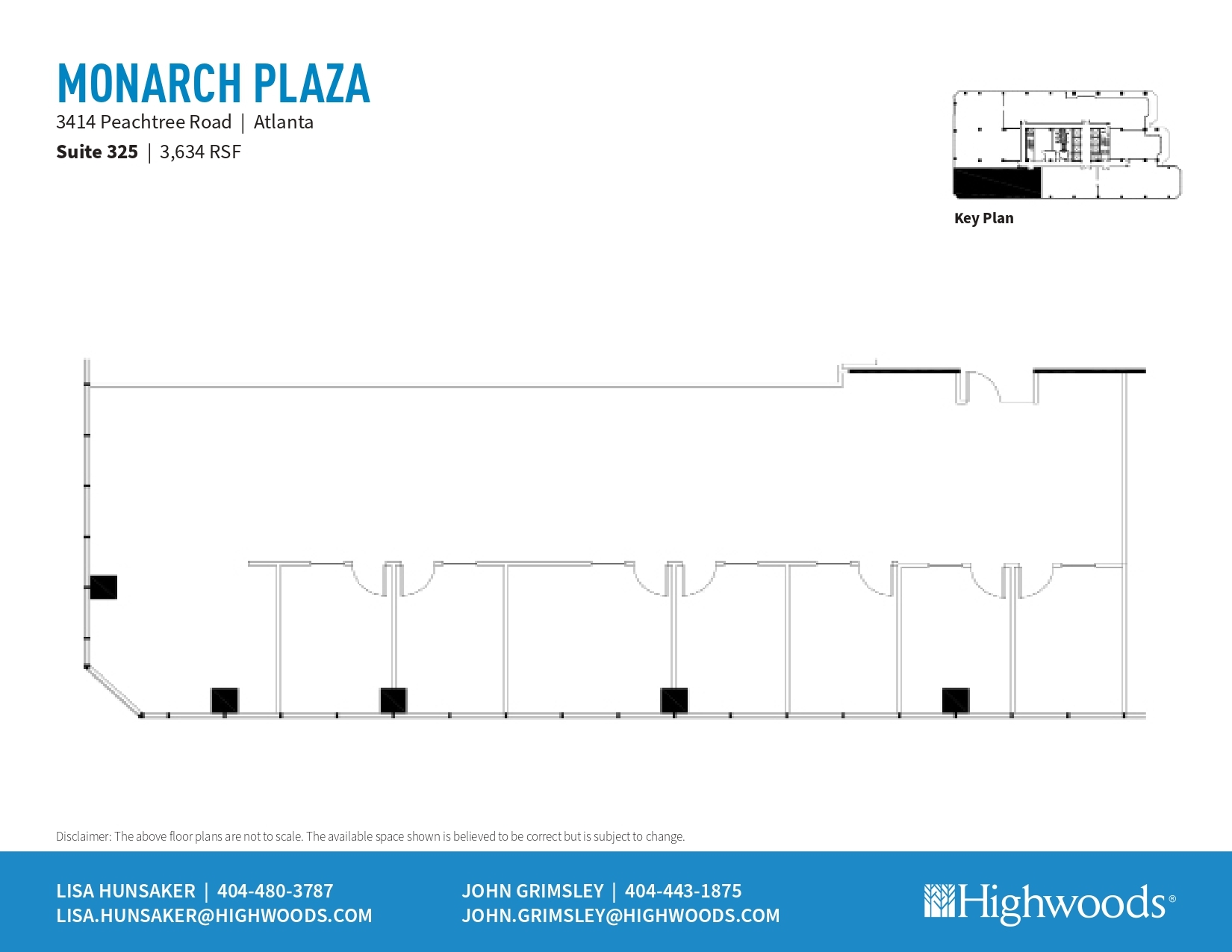 3414 Peachtree Rd NE, Atlanta, GA à louer Plan d’étage– Image 1 sur 1