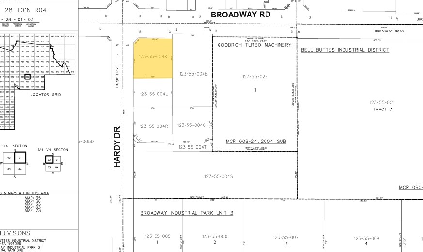 833 W Broadway Rd, Tempe, AZ à vendre - Plan cadastral – Image 3 sur 7
