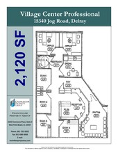 15340 Jog Rd, Delray Beach, FL à louer Plan d’étage– Image 1 sur 9