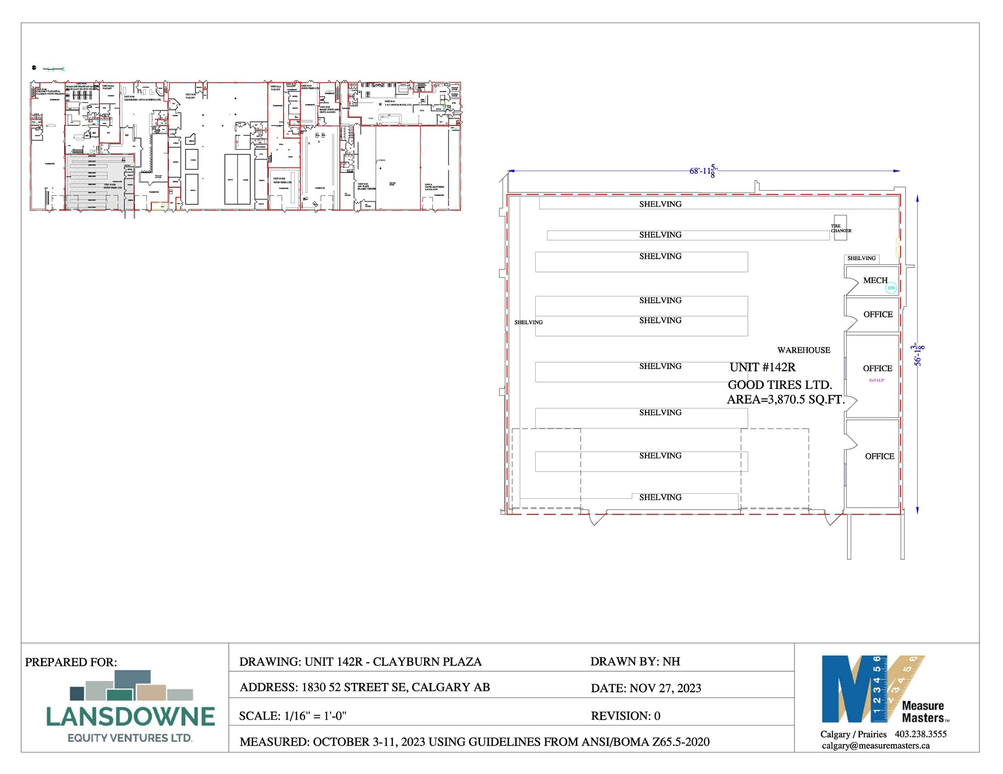 1830 52nd St SE, Calgary, AB à louer Plan d’étage– Image 1 sur 1