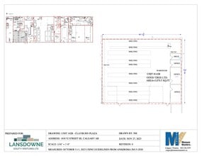 1830 52nd St SE, Calgary, AB à louer Plan d’étage– Image 1 sur 1