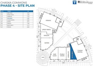 104-114 Pioneer Trl, Chaska, MN à louer Plan de site– Image 1 sur 1