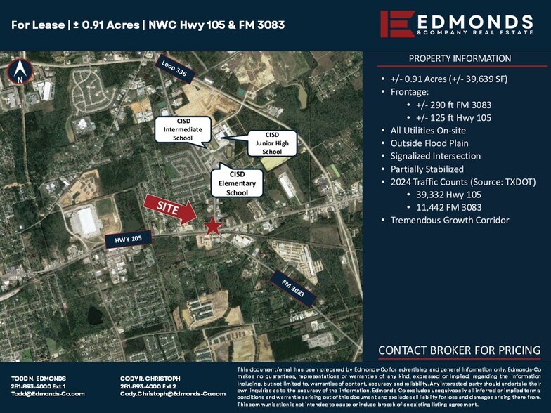 NWC Hwy 105 & FM 3083, Conroe, TX à louer - Photo de l’immeuble – Image 3 sur 3