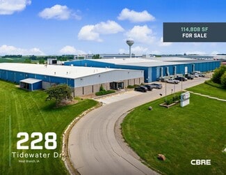 Plus de détails pour 228 Tidewater Dr, West Branch, IA - Industriel/Logistique à vendre