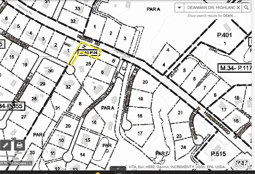 Deanmar Drive, Highland, MD à vendre - Plan cadastral – Image 3 sur 3