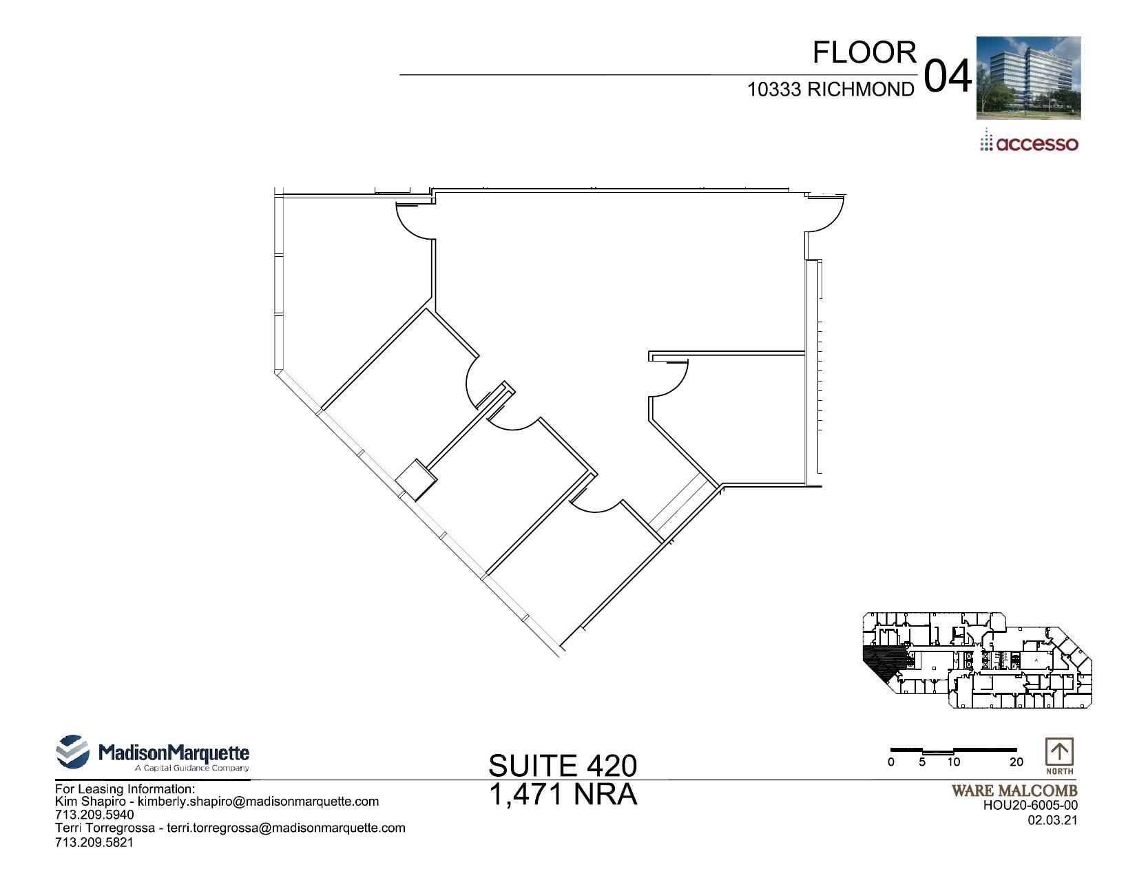 10333 Richmond Ave, Houston, TX à louer Plan d’étage– Image 1 sur 1