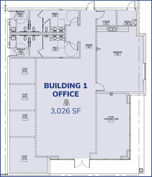 2801 Gateway Dr, Irving, TX à louer - Plan d’étage – Image 3 sur 4