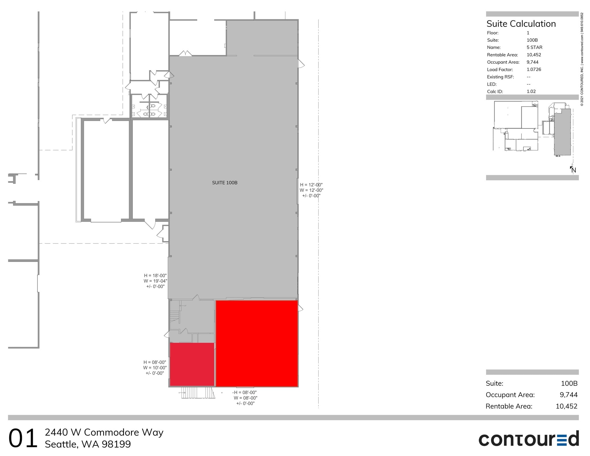2440 W Commodore Way, Seattle, WA à louer Plan de site– Image 1 sur 5