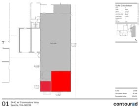 2440 W Commodore Way, Seattle, WA à louer Plan de site– Image 1 sur 5
