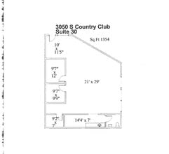 3050 S Country Club Dr, Mesa, AZ à louer Plan d’étage– Image 1 sur 1