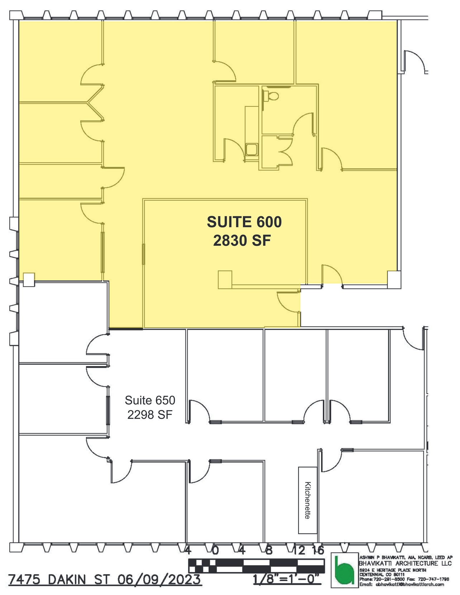 7475 Dakin St, Denver, CO à louer Plan de site– Image 1 sur 1