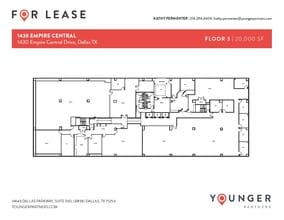1430 Empire Central Dr, Dallas, TX à louer Plan d’étage– Image 1 sur 1