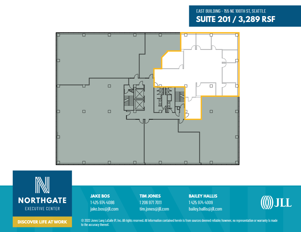 115 NE 100th St, Seattle, WA à louer Plan d’étage– Image 1 sur 1