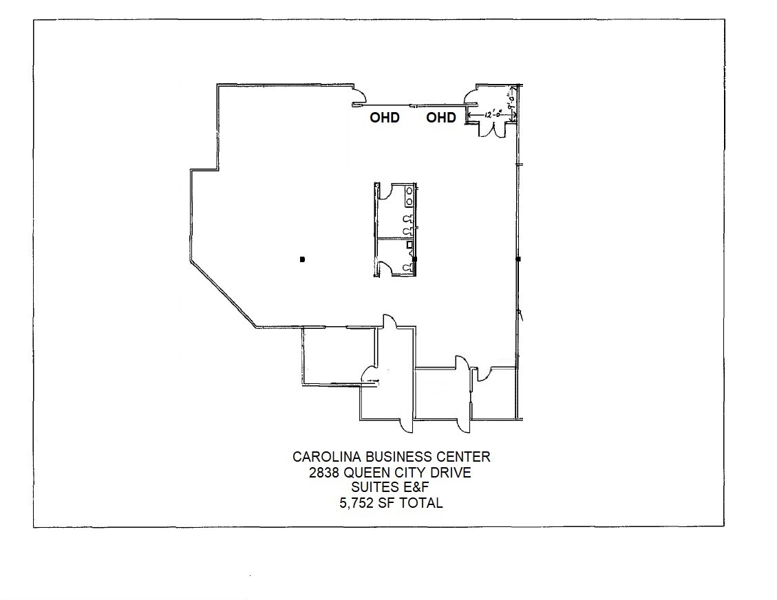 2838 Queen City Dr, Charlotte, NC à louer Plan d’étage– Image 1 sur 1