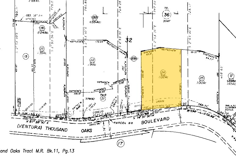 1625 E Thousand Oaks Blvd, Thousand Oaks, CA à louer - Plan cadastral – Image 2 sur 3