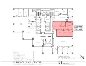 1600 Stout St, Denver, CO à louer Plan de site– Image 1 sur 1