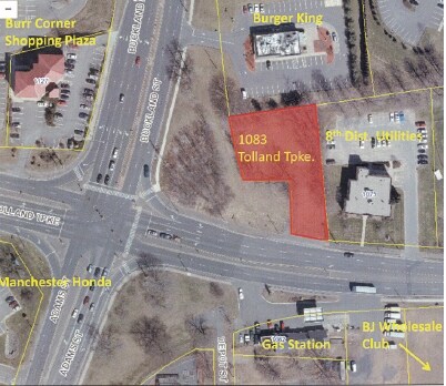 1083 Tolland Tpke, Manchester, CT à vendre - Aérien – Image 2 sur 3