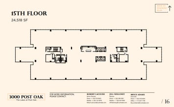 3000 Post Oak Blvd, Houston, TX à louer Plan d’étage– Image 1 sur 1