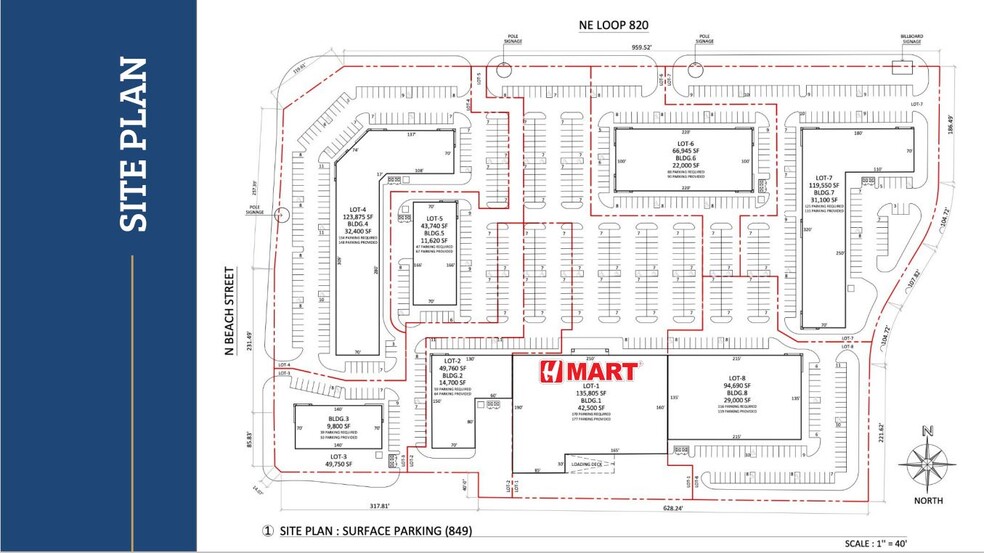 5000 N Beach St, Haltom City, TX à louer - Plan de site – Image 2 sur 4