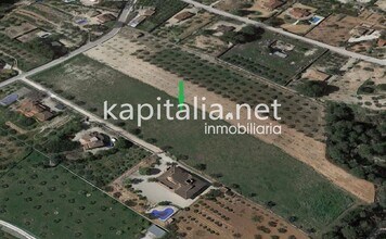 Ontinyent, VAL - Vue aérienne vue de carte