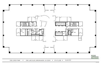 1277 Lenox Park Blvd, Atlanta, GA à louer Plan d’étage– Image 1 sur 1