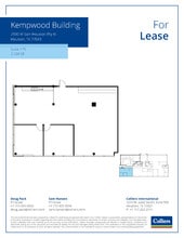 2930 W Sam Houston Pkwy N, Houston, TX à louer Plan d’étage– Image 1 sur 1