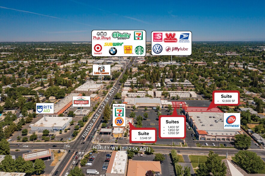 1310-1354 Fulton Ave, Sacramento, CA à louer - Photo de l’immeuble – Image 3 sur 26