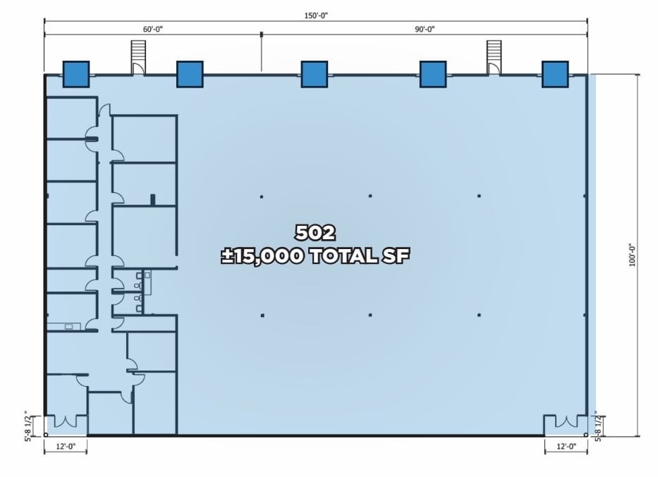 500 Radar Rd, Greensboro, NC à louer Plan d’étage– Image 1 sur 1