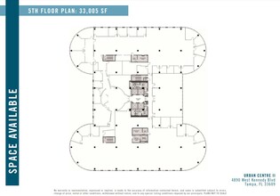 4830 W Kennedy Blvd, Tampa, FL à louer Plan d’étage– Image 1 sur 1