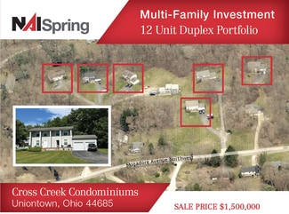 Plus de détails pour Cross Creek 12 Unit Duplex Portfolio – Logement à vendre, Uniontown, OH