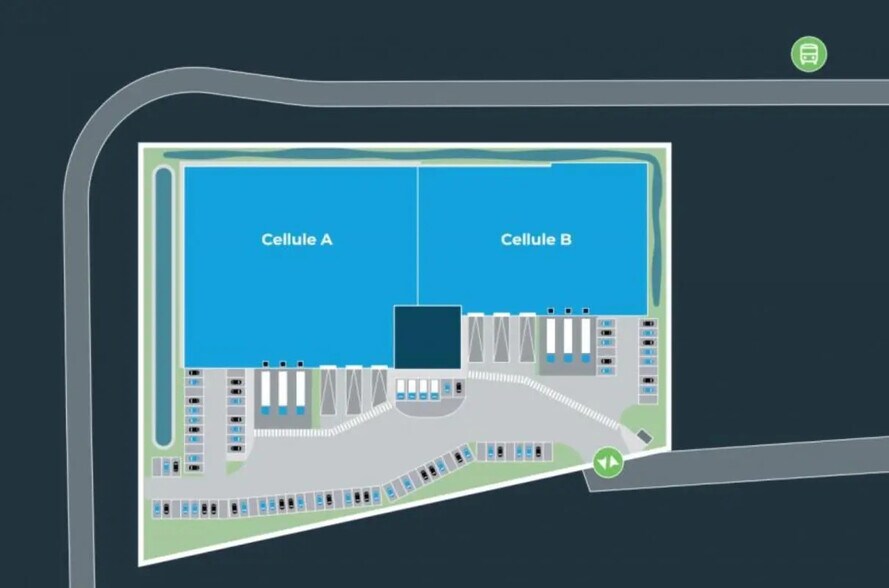 Industriel/Logistique dans Tremblay-en-France à louer - Plan d’étage – Image 3 sur 3