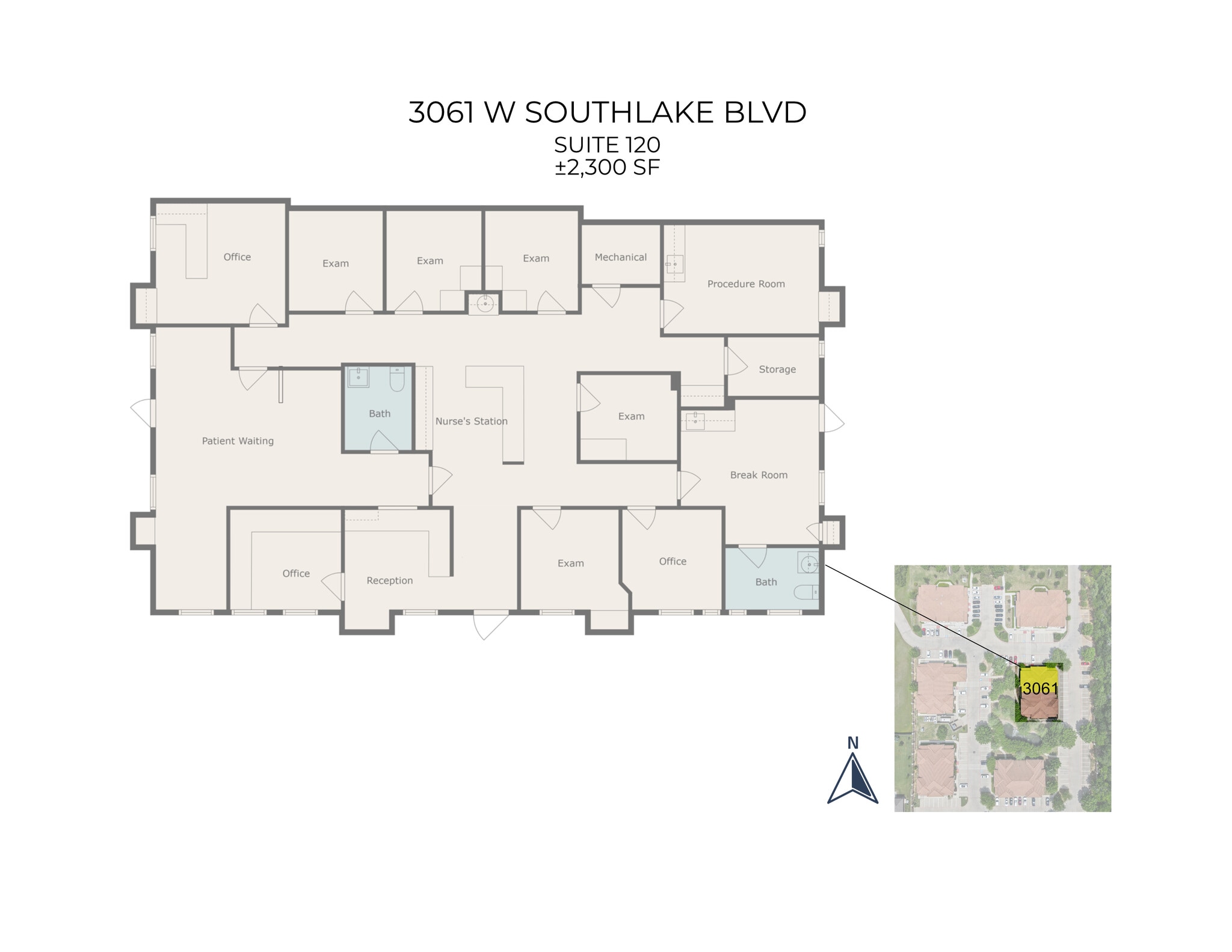 3061 W Southlake Blvd, Southlake, TX à louer Plan d’étage– Image 1 sur 1