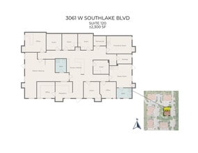 3061 W Southlake Blvd, Southlake, TX à louer Plan d’étage– Image 1 sur 1