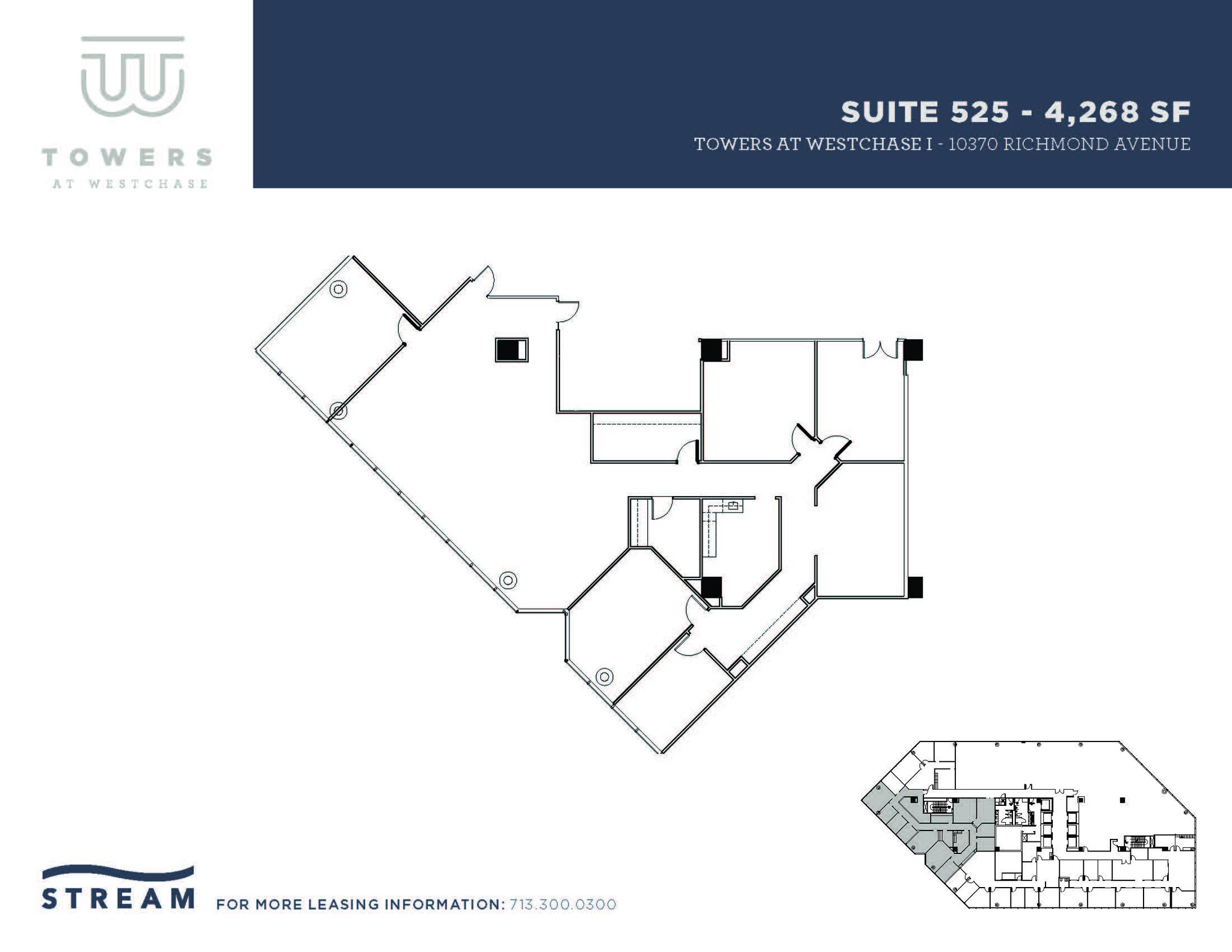 10370 Richmond Ave, Houston, TX à louer Plan d’étage– Image 1 sur 3