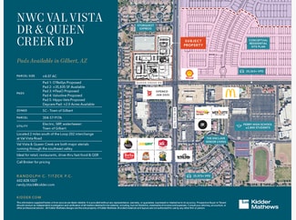 Plus de détails pour 4710 S Val Vista Dr, Gilbert, AZ - Terrain à vendre