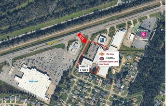 12879-12895 Hwy 90, Luling, LA - Vue aérienne vue de carte