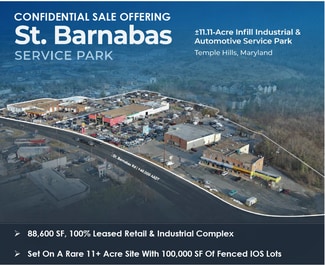 Plus de détails pour St. Barnabas Service Park – à vendre, Temple Hills, MD