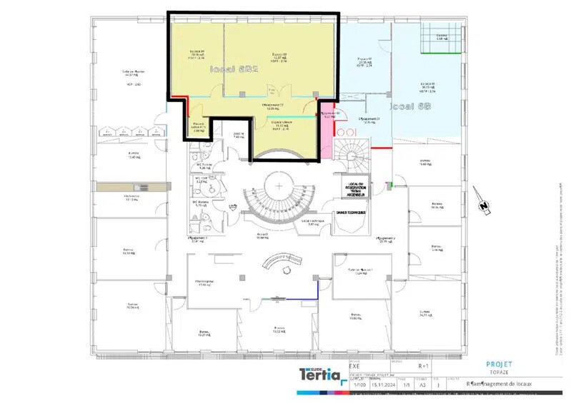 Bureau dans Entzheim à louer - Plan d’étage – Image 2 sur 3