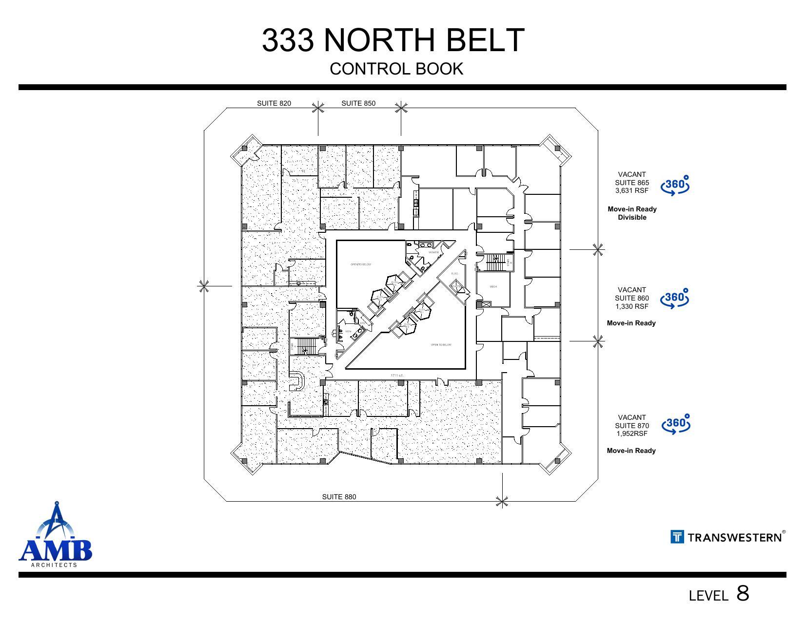 333 N Sam Houston Pky E, Houston, TX à louer Plan d’étage– Image 1 sur 1