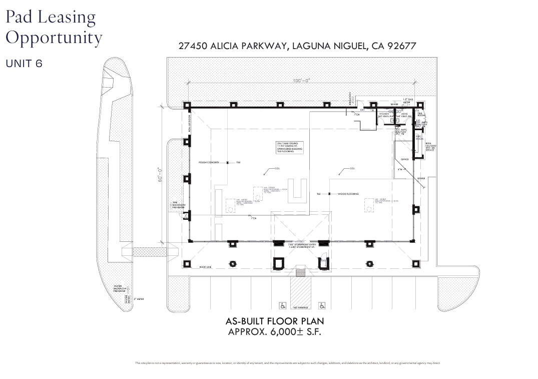 27000-27470 Alicia Pky, Laguna Niguel, CA à louer Plan d’étage– Image 1 sur 2
